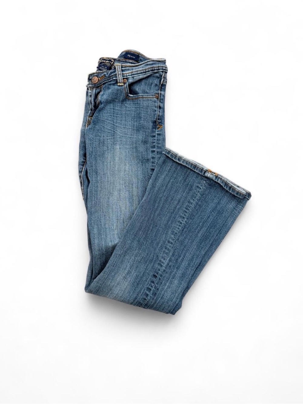 Seven7 Women's Medium Blue Boot-Cut Jeans